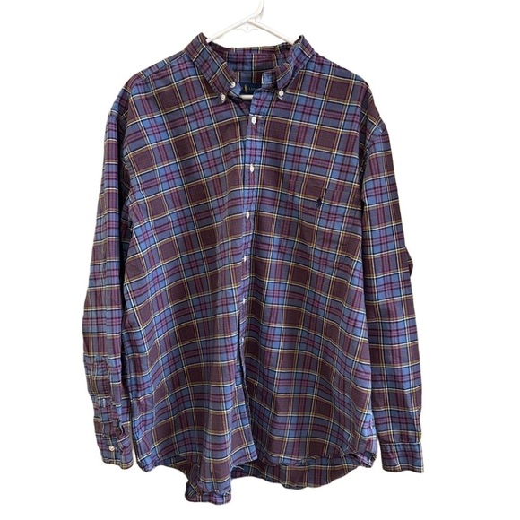 Ralph Lauren Blue Label Other - Men's Ralph Lauren Plaid Long Sleeve Oxford Work Shirt. Big & Tall. Size 2XB